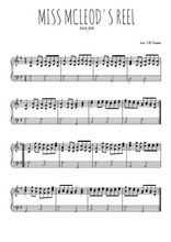 Téléchargez l'arrangement pour piano de la partition de Miss McLeod's en PDF